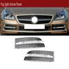 1Pair Front Bumper Lower Grille Fog Light Cover Frame for Mercedes-Benz SLK Class R172 W172 2012-2016 A1728850074/174