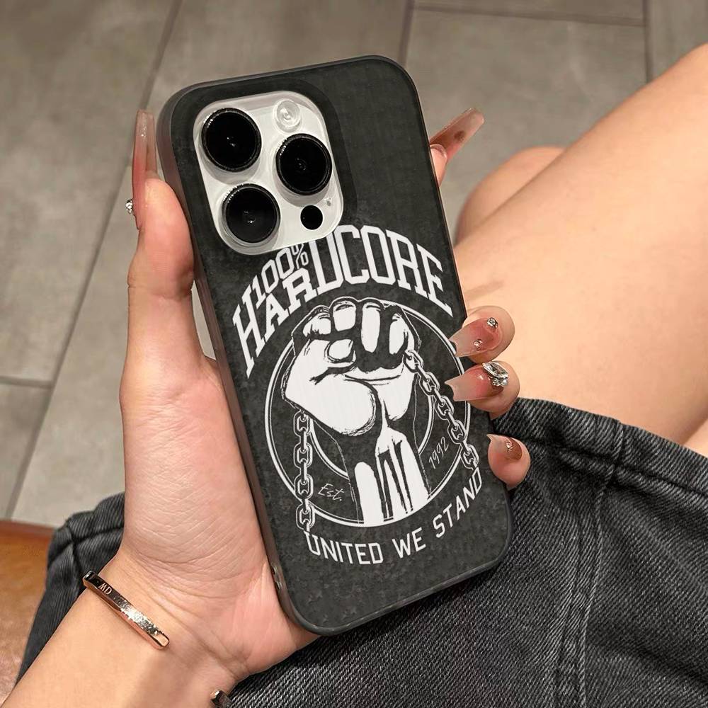 100 Hardcore Dog To The Bone Soft Corrugated Transparent Phone Case For IPhone 17 15 16 11 12 13 14 Pro Max Plus Pro