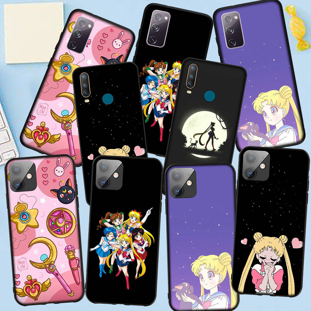 Phone Case for iPhone 17 16 15 Xiaomi Poco F8 F7 X7 X6 M8 C85 C75 C71 Redmi Note 14 13 12 11 Pro Max A3 A4 14C 13C 15C Comics Sailor Moon Girl Cover