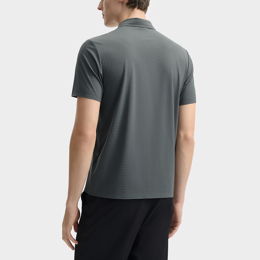 New FILA Polo Shirt Men's Monsoon Gray F11M522104F-DY