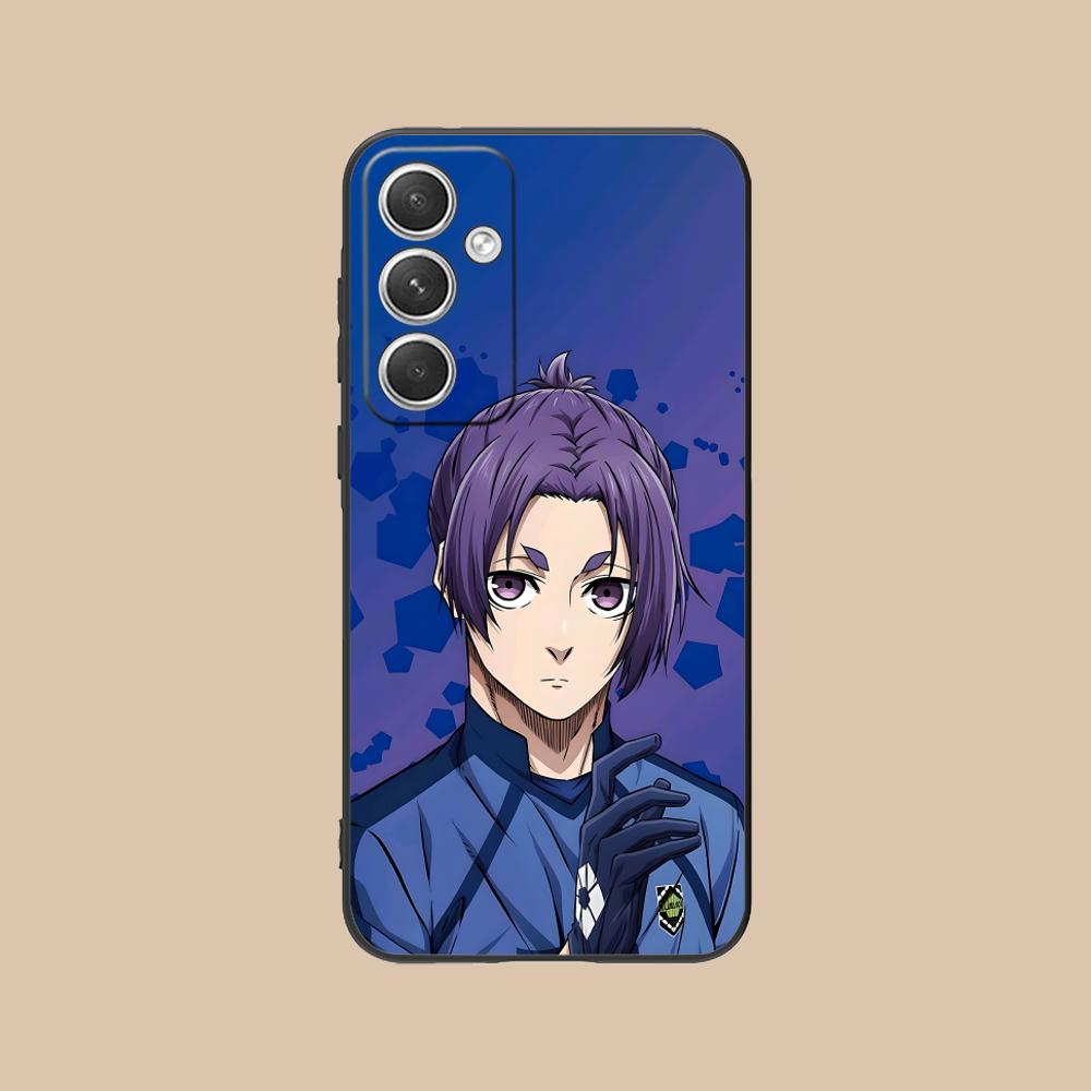 

Blue Lock Reo Mikage Matte TPU Mobile Phone Case for Samsung Galaxy S26 S25 S24 S23 S22 S21 S20 Note20 Plus FE Ultra Cover Galaxy Note20