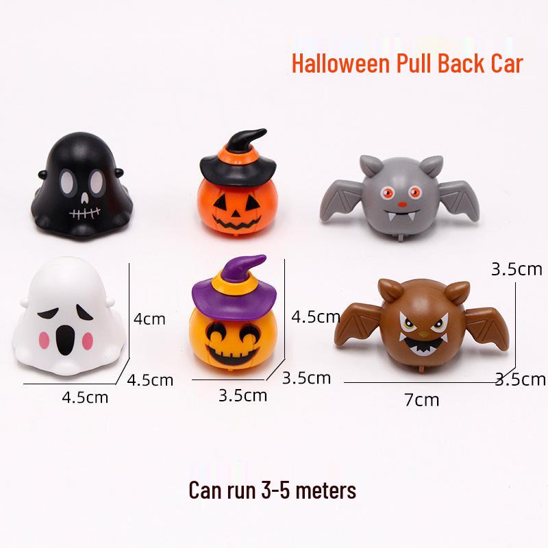 

Популярная игрушечная машинка с инерционным механизмом на Хэллоуин для детей: Дизайн Тыква, Привидение, Череп, Летучая мышь