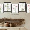 Gubrandin 6PCS Vintage Botanical Wildflower Art Wall Art Prints Artwork Paintings for Home Farmhouse Office Bathroom Kitchen Bedroom Wall Decor (8x10