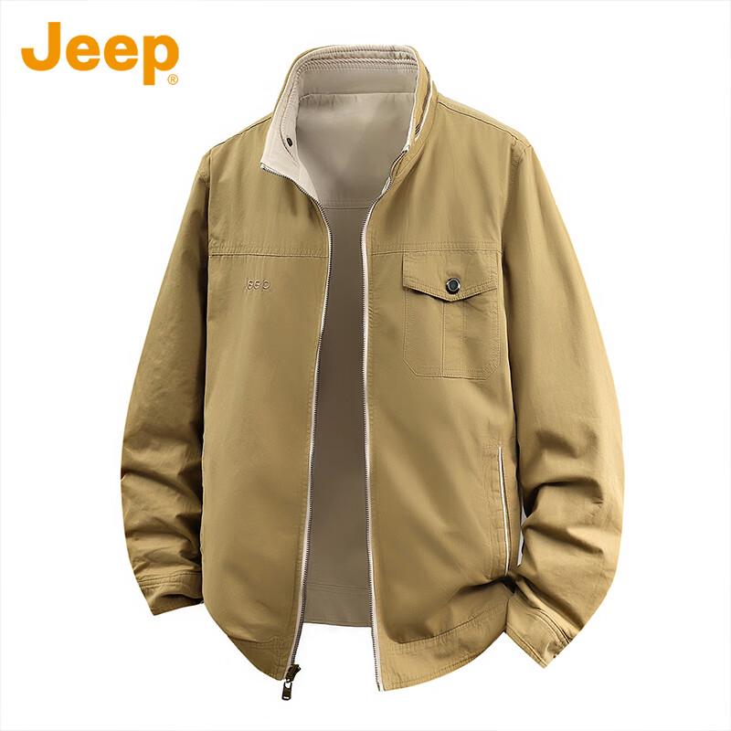 JEEP Men's Reversible Stand-Collar Casual Jacket (2025 Autumn/Winter)