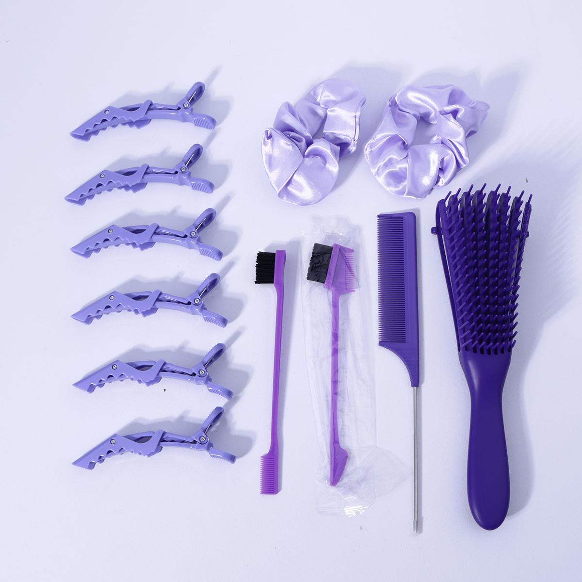 

12 штук/набір інструментів для укладання волосся, розчісування, розпилення, масаж та укладання, інструменти для укладання волосся, Спеціально для перук з натурального волосся