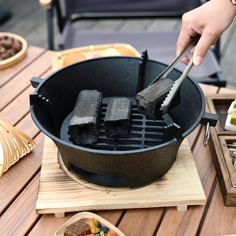 Outdoor Cast Iron Charcoal Tea & BBQ Stove