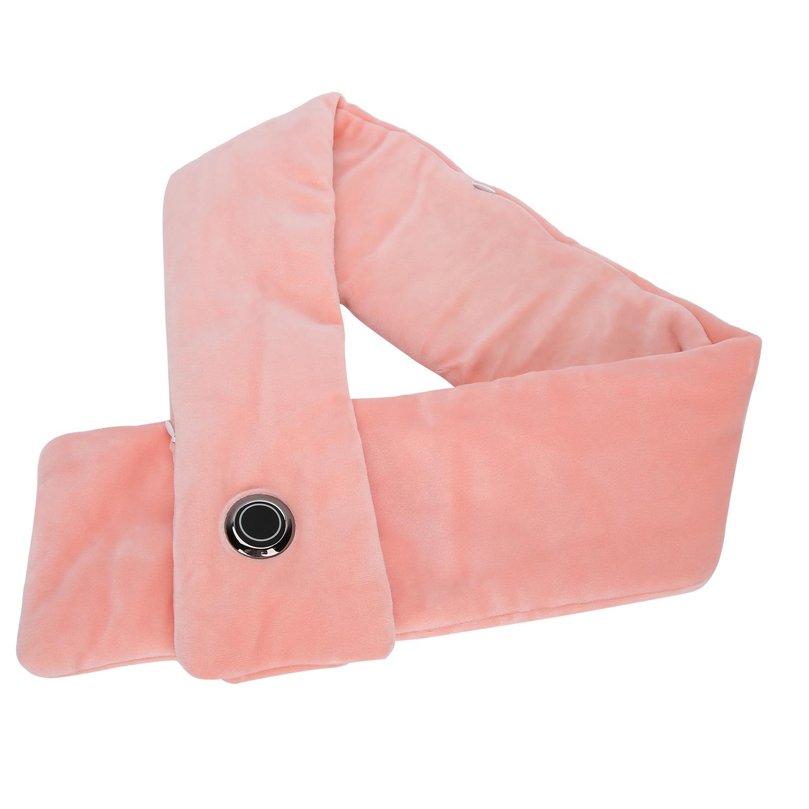 

USB-шарф с подогревом и регулировкой температуры, согревающий шарф-обертка для зимы(Bronzage leger ) розовый