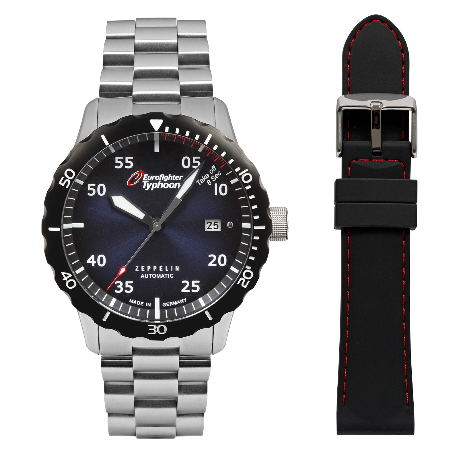 

Casual Watch Eurofighter Silver [Zeppelin] 7268-M3_SET Men s [Item]
