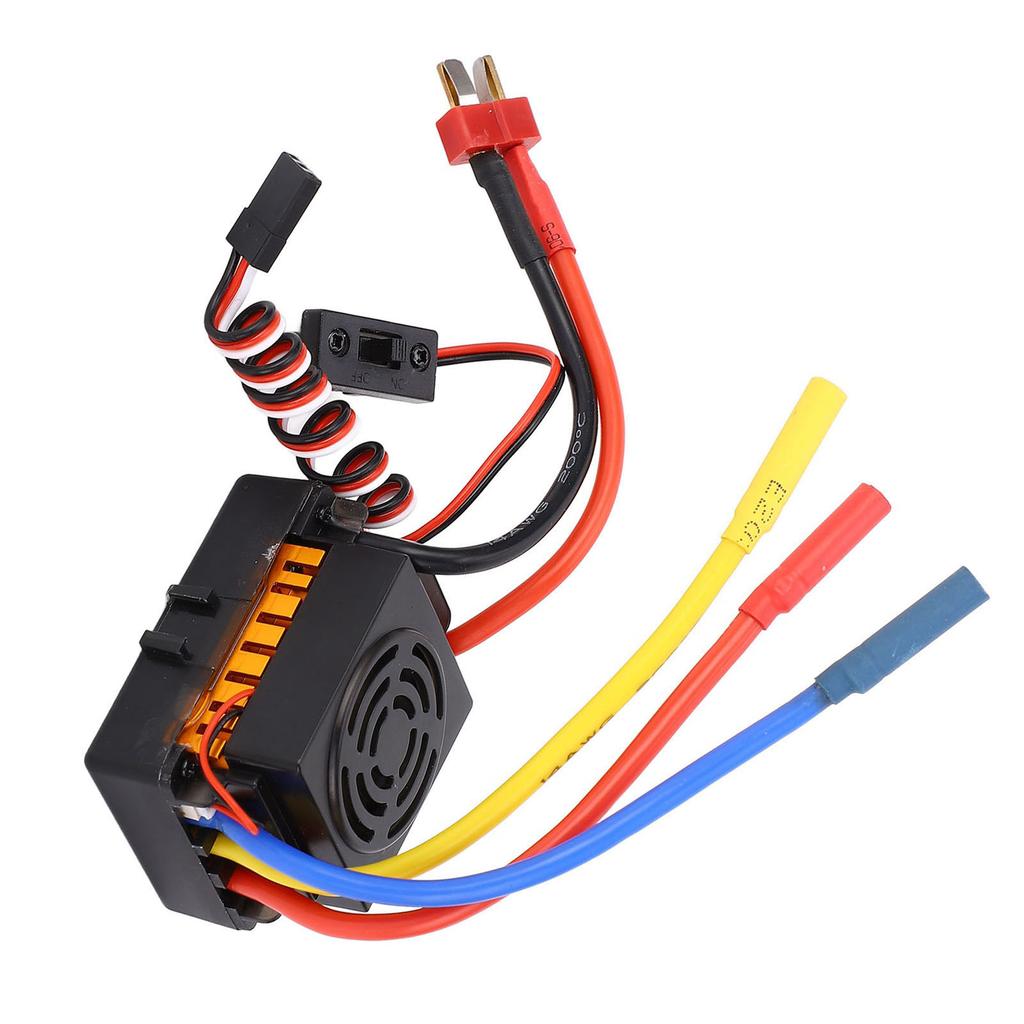 60A Brushless ESC with 5.8V 3A BEC Output Waterproof Electronic Speed Controller for 1/10 RC Car Boat