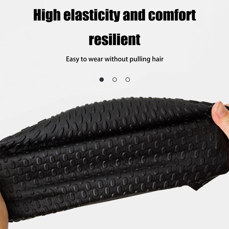 Professional Durable Silicone Swimming Cap With Ear Pockets For Adults And Teens Protects Long Hair And Provides High Elasticity