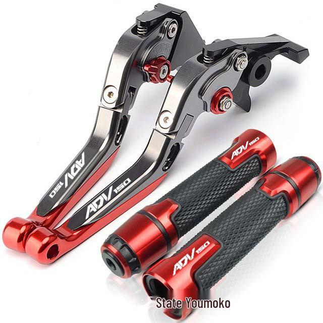 CNC Brake Clutch Levers & Handlebar Grips for ADV150/ADV160 Scooters