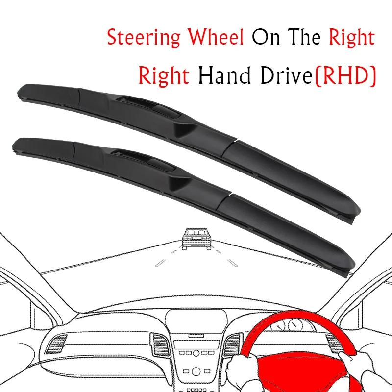 Car Wiper RHD & LHD Front Wiper Blade 22"+19" For Cadillac CTS 2007-2013 Fit U Hook Arm Windshield Windscreen Front Window