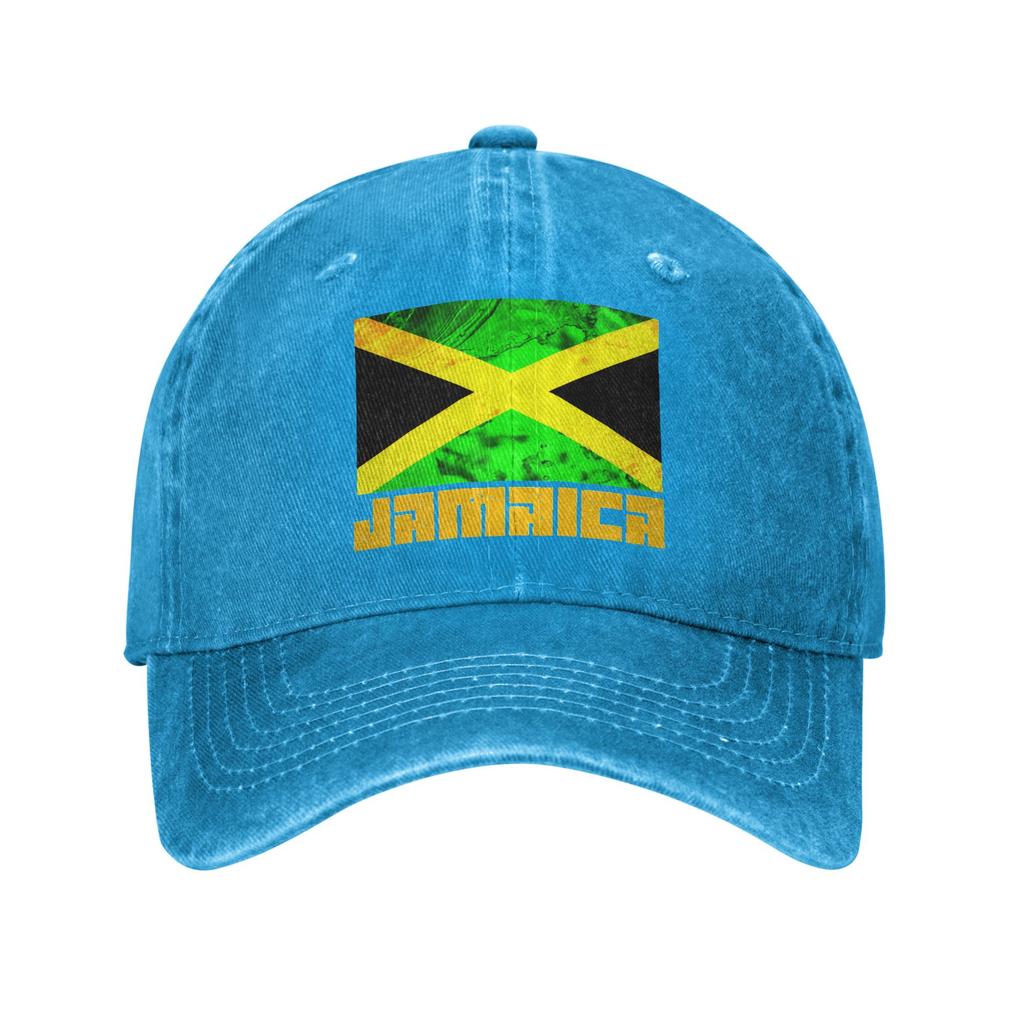 Jamaica Flag Baseball Cap Sun Kpop Rock Dropshipping Washed Trucker Hat UnisexTeens Yk Funny Design Baseball Caps