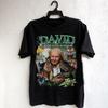 Koszulkka z hołdem dla Sir Davida Attenborough Top Retro Lata 90. Vintage Śmieszna Ikona