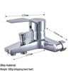HUANGCHAO Wall-Mounted Bathtub & Shower Mixer Faucet
