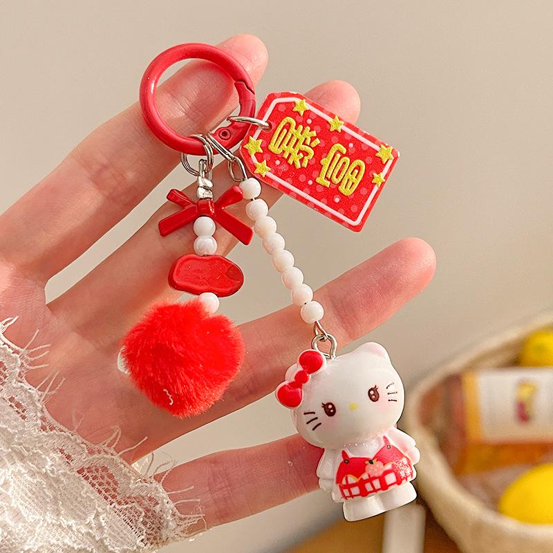 2026 Resin Pendant Little Doll Diy Handmade Hellokitty Keychain Bag Pendant Accessories Women