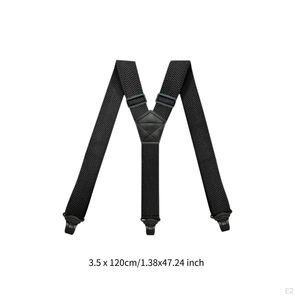 Hidden Suspenders for Belt Loops under Clothes 3 Clips Suspender