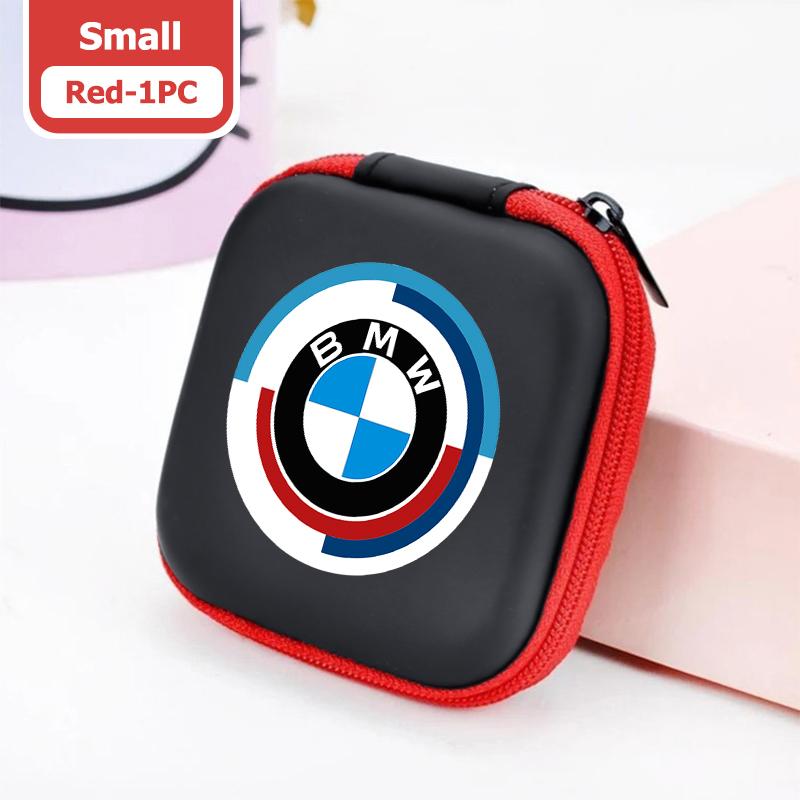 HINB3 Car Portable EVA Bluetooth Earphone Cable Case Storage Bag For BMW X3 X5 M5 M3 E46 E90 E60 F10 E39 F30 E36 G30 E87 E70