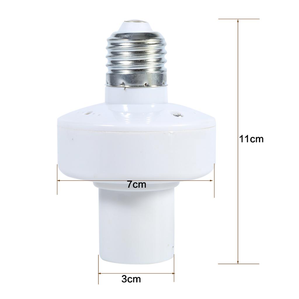 E27 Wireless Screw, Light Lamp Bulb Holder Remote Control Socket 220V