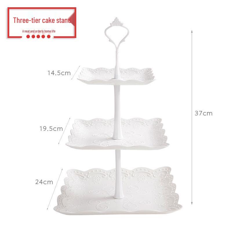 

Трехъярусная фруктовница и десертная подставка для вечеринок и чаепитий