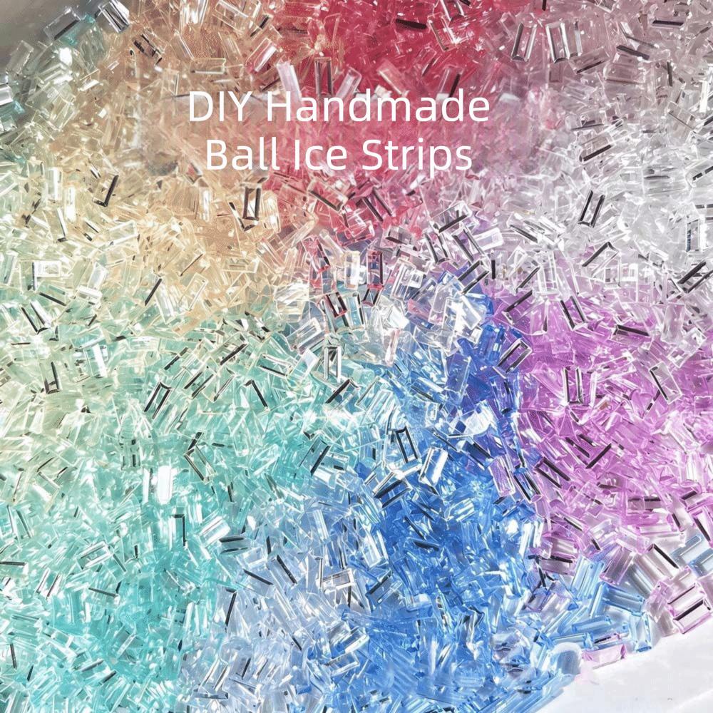 Acryl DIY Squishy Bobo Ball 3*7mm Schleim Handgefertigte Füllstoffe Eisstreifen Füllmaterial DIY Teile