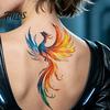 Talos 5 Sheets Butterfly Tattoo Stickers, Waterproof Temporary Flower Tattoos, Colorful Face Body Tattoos for Parties Night Club Music Festival