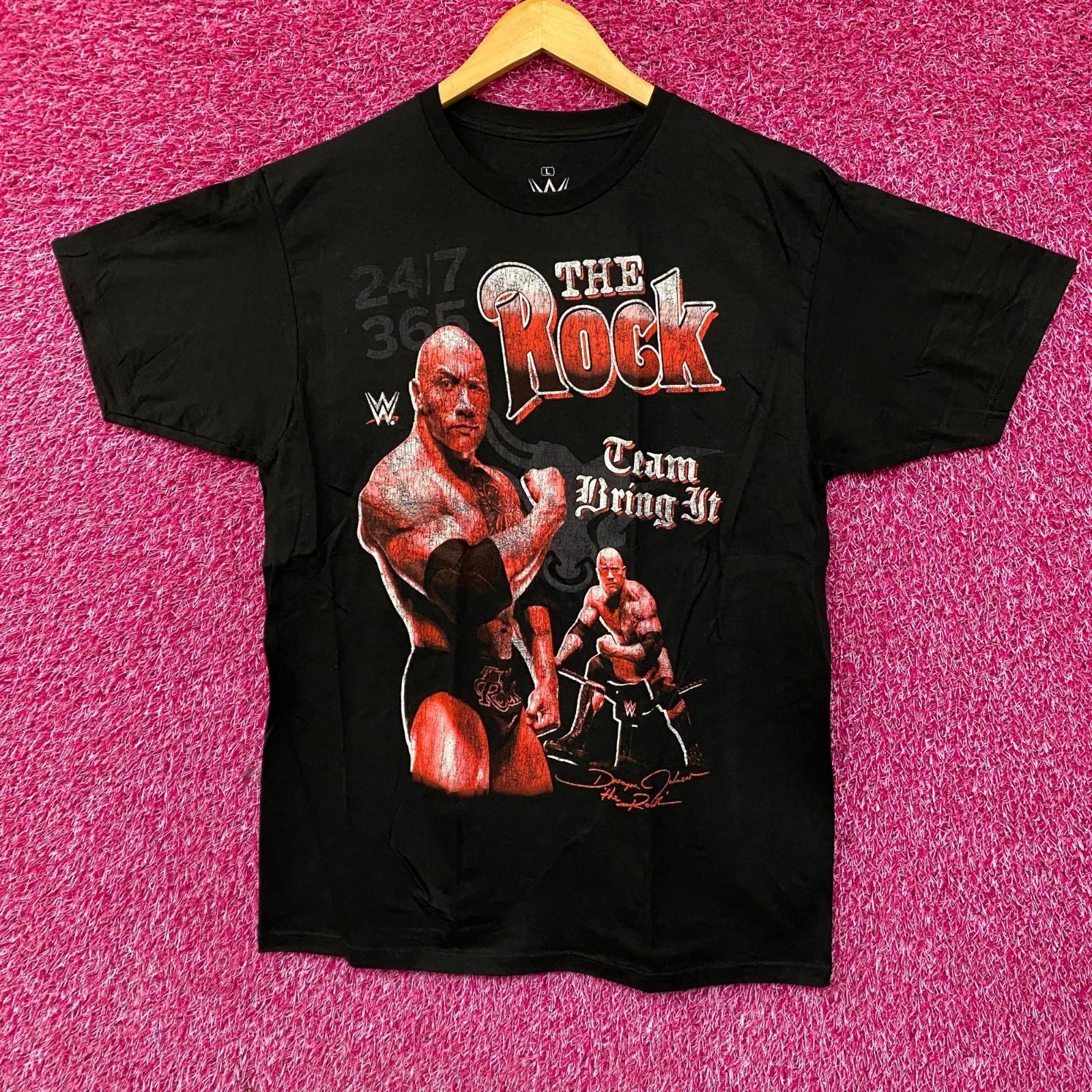 

WWE Dwayne The Rock Johnson Tram Bring It T-Shirt 4XL