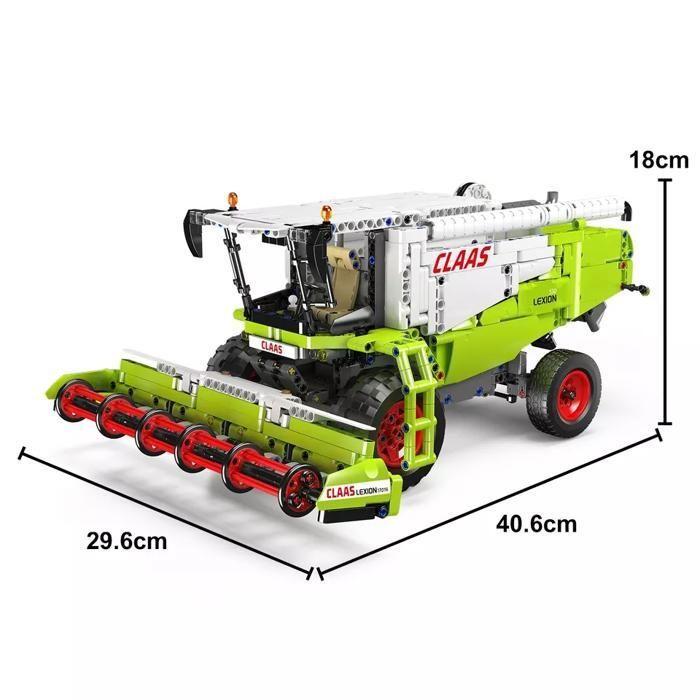 Kit de construction - Mould King - 17014 - Moissonneuse-batteuse - 1265 pièces - 14 ans et plus
