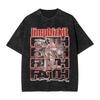 Hot Sale Rap Metal Band Limp Bizkit Graphic Print TShirt Unisex Women Retro Washed Cotton Oversized Streetwear Fashion Summer Tee