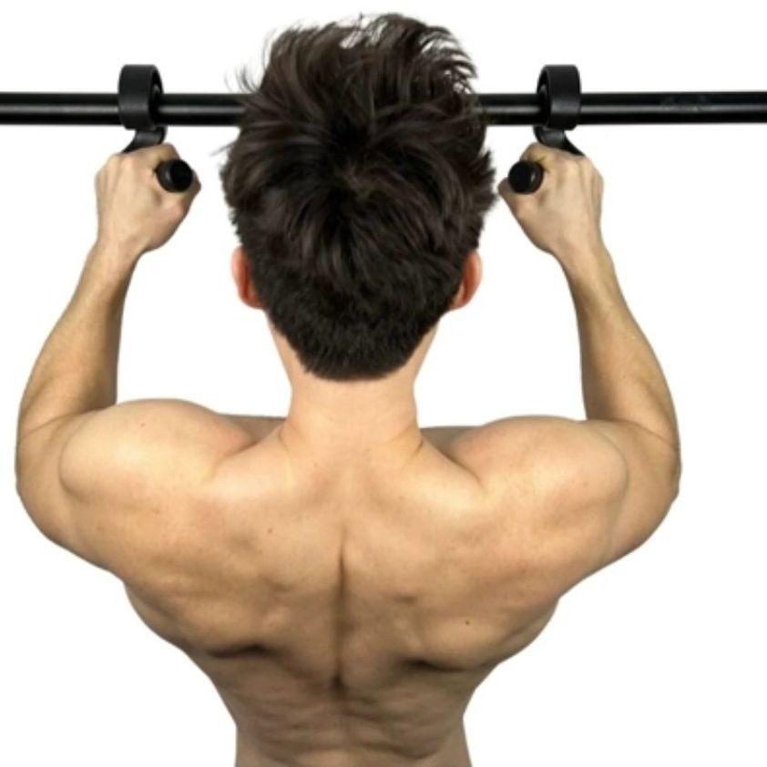 45 ° High Strength Composite Nylon Hook Fitness Grip Pair  Front and Back Grip Pull-up Rowing