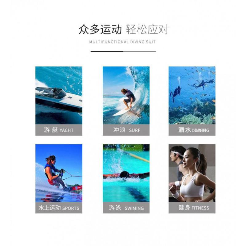 Diving Wetsuit Women Full Body Long Sleeve Pants Thermal Rash Guard UV Protection Swimwear
