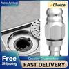 Pipe Cleaning and Unclogging Nozzle with Quick Connector Stainless Steel Sewer Jetter Nozzle for Washer Systems Outdoor Clean