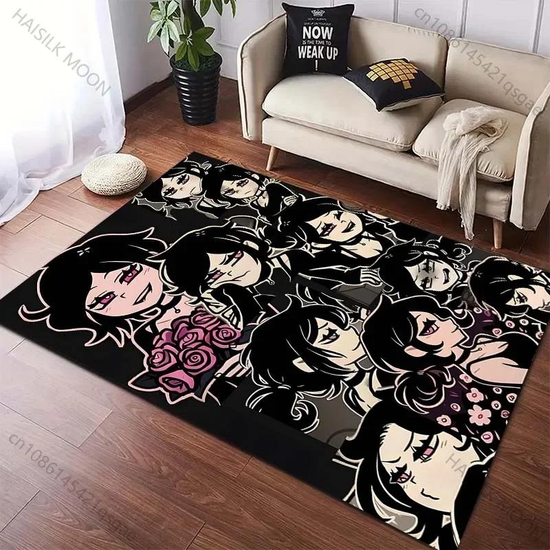 Anime Character Carpet Mat Rug Home Decoration Gothic Style The Coffin of Andy and Leyley Non-Slip Floor Mat Rugs for Bedroom