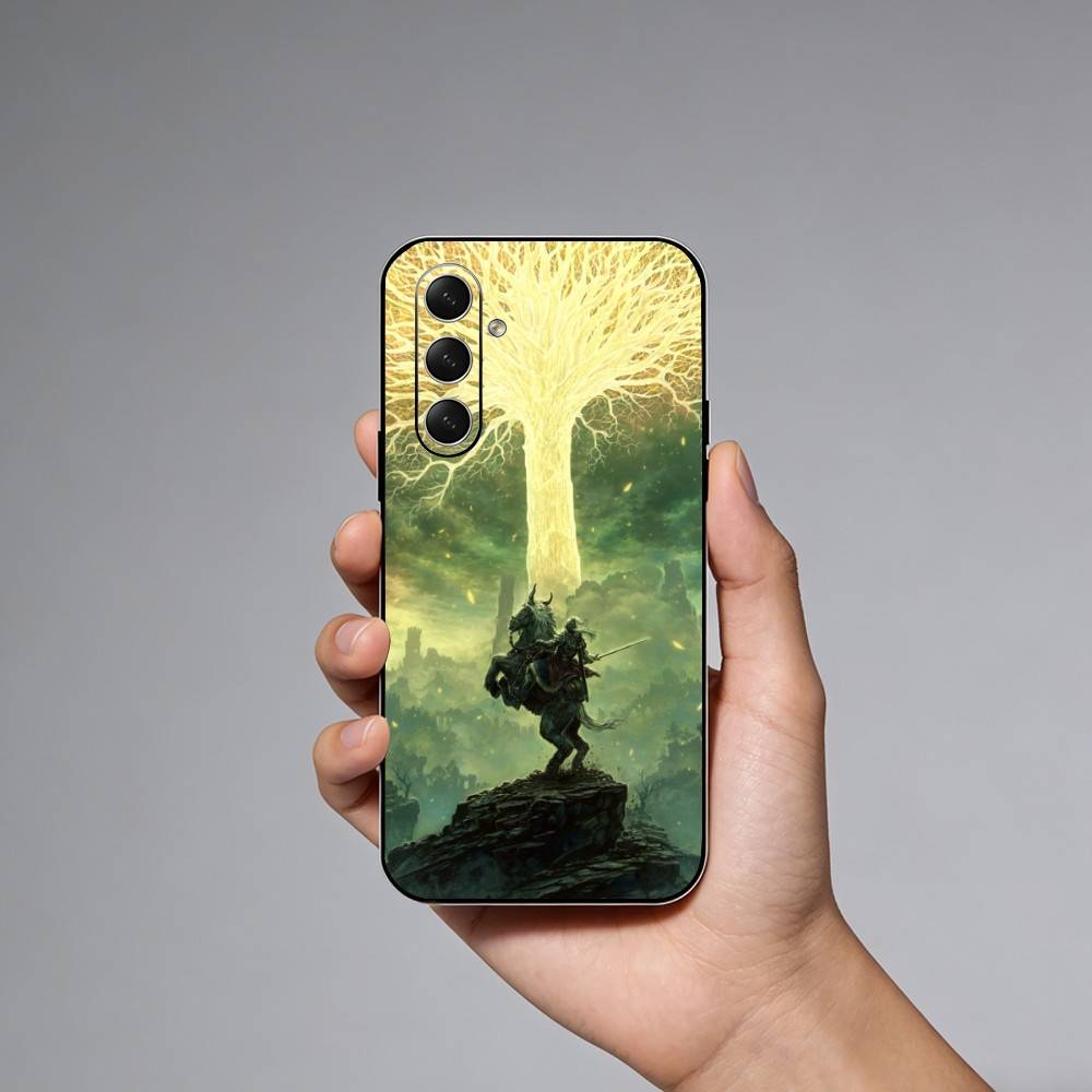 Game E-Elden Ring Phone Case For Samsung Galaxy A73,21,22,32,71,53,52,51,80,5G Soft Black Cover