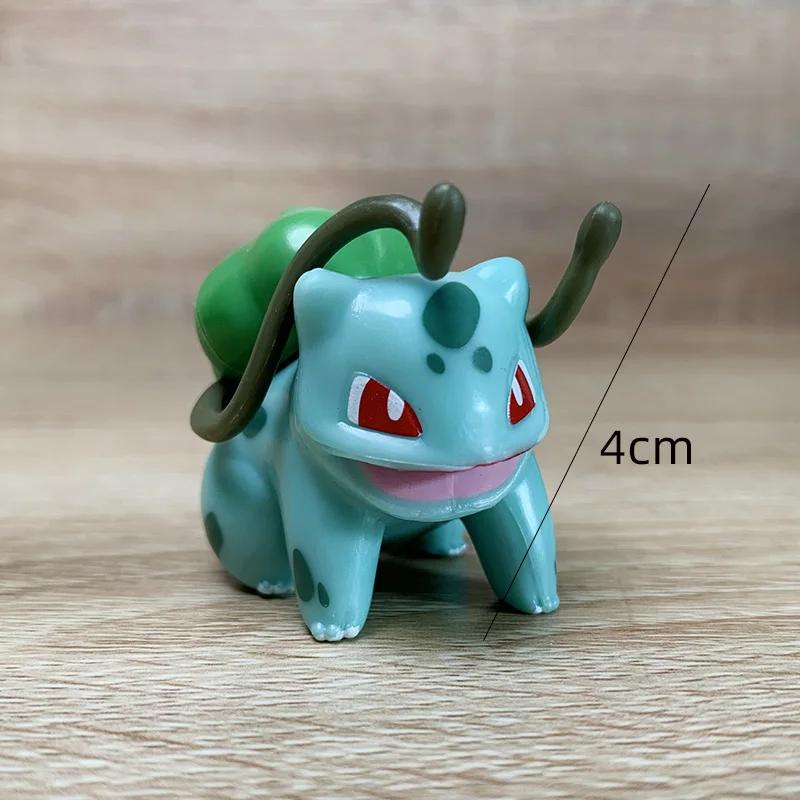Pokemon Action Figur Pikachu Spielzeug Glumanda Schiggy Bisasam Pocket Monster Winzige Figur Geschenk für Kinder