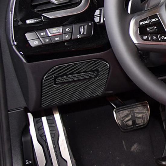 Carbon Fiber Driver Dashboard Storage Box Panel Cover For BMW Z4 G29 -