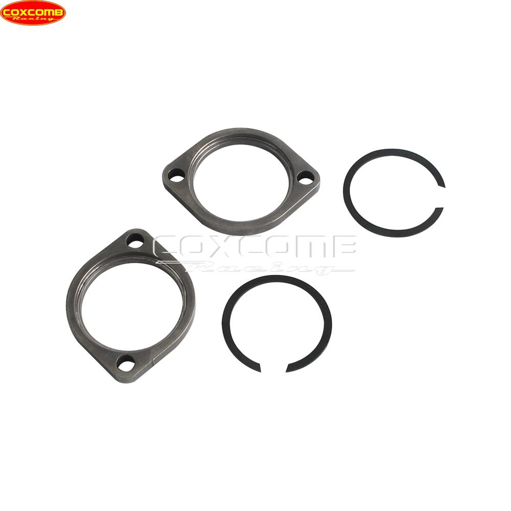 45MM Exhaust Flange Gasket Motorcycle Exhaust Pipe Connection Joint Kit For Harley Dyna FXD FXDWG Low Rider FXDL FXDX 1991-2017