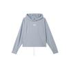 Rival Solid Logo Loose Long Sleeve Hoodie Women Hoodie Harbor-Blue 1376992-465
