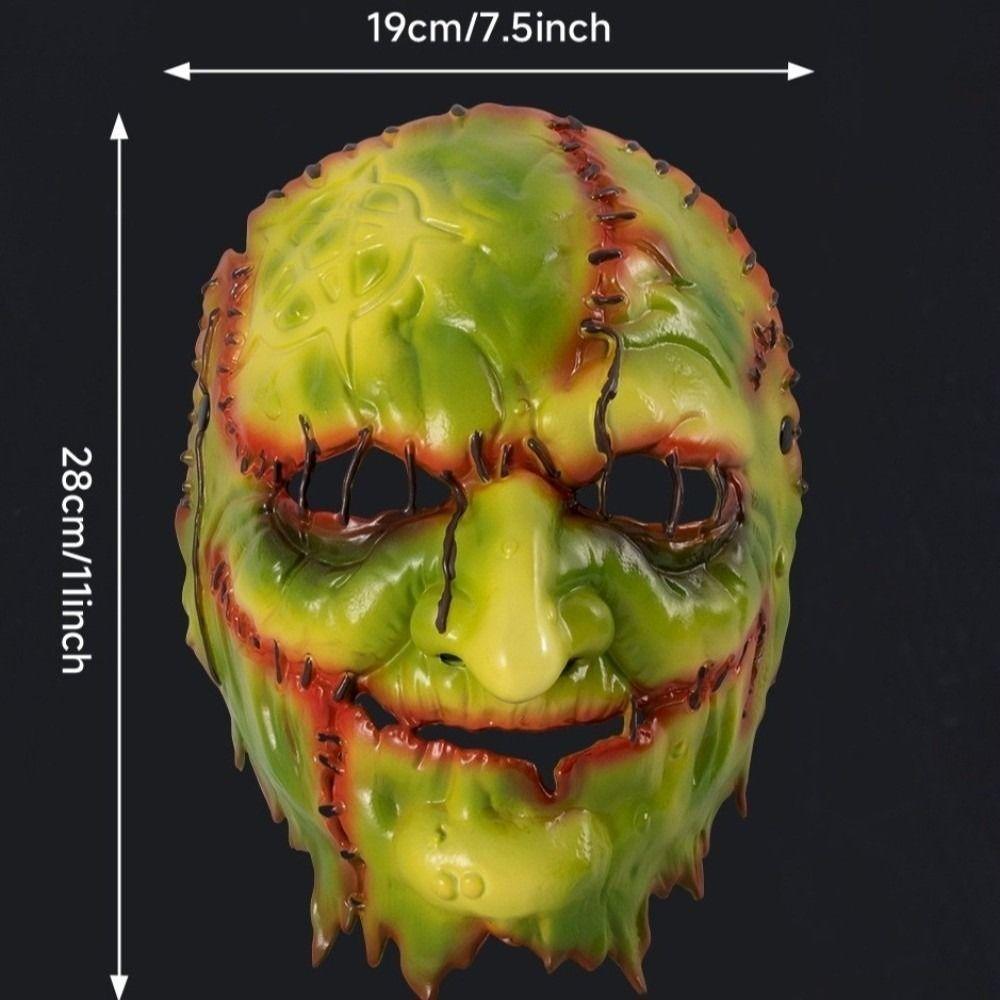 Blood Scar Halloween Witch Mask Facepiece Scary Killer Devil Mask Dark Forest Mask  Dressing Up