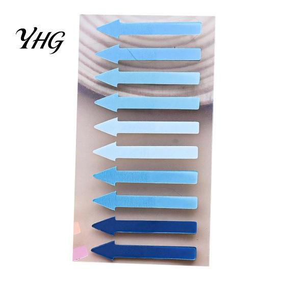Study Supplies for School Arrow Index Tab Stickers, Translucent PET Page Markers, Student Note Organization Colorful Sticky Flags Organizing Book And