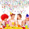 10pcs Confetti Balloons Birthday Wedding Party DIY Decoration 12inch Balloons Long Strips Paper Sprinkles Confetti Latex Balloon