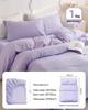 Sterilized Disposable Double Bedding Set: Includes Bed Sheets, Pillowcases, Duvet Covers, Fitted Sheets - Ideal for Travel and Hotels