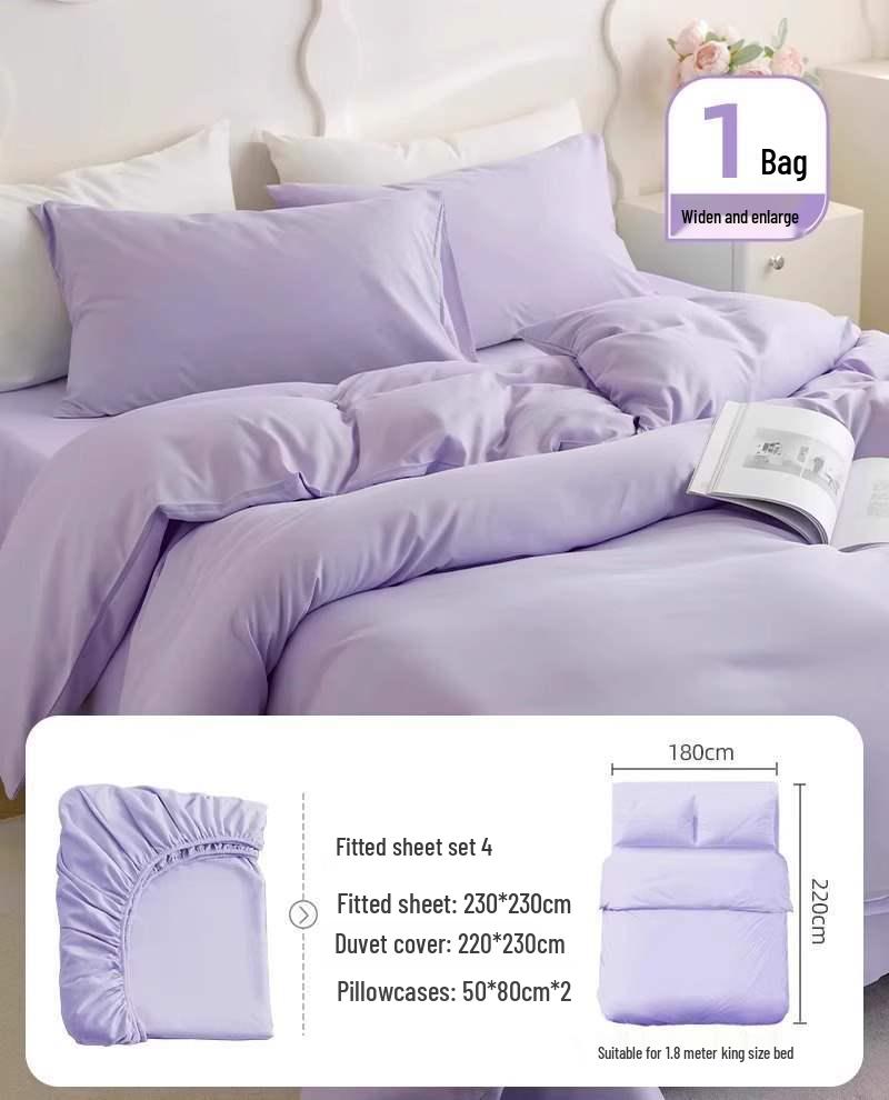 Sterilized Disposable Double Bedding Set: Includes Bed Sheets, Pillowcases, Duvet Covers, Fitted Sheets - Ideal for Travel and Hotels