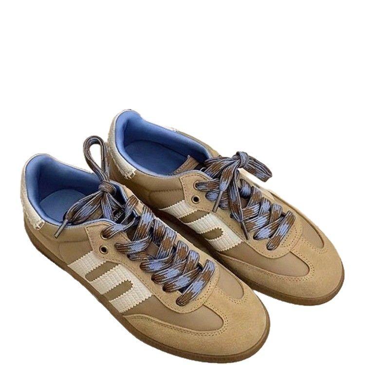 2025 Spring/Summer Douyin Hot Style German Low Heel White Training Sneakers: Comfortable Casual Sports Shoes for Students