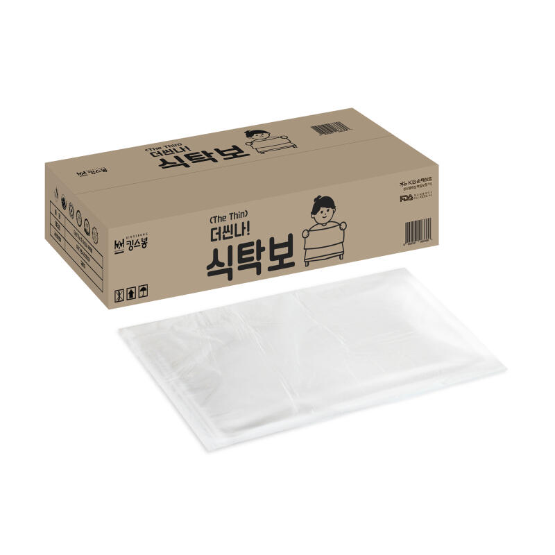 

Disposable Vinyl Tablecloth Waterproof Cover Flat Box 350 Sheets