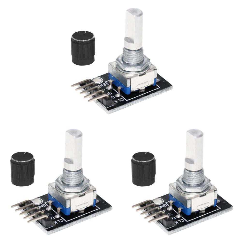 1-10PCS 360 Degree Rotary Encoder Module KY-040 Brick Sensor Development Board with Knob Cap Potentiometer KIT DIY for Arduino