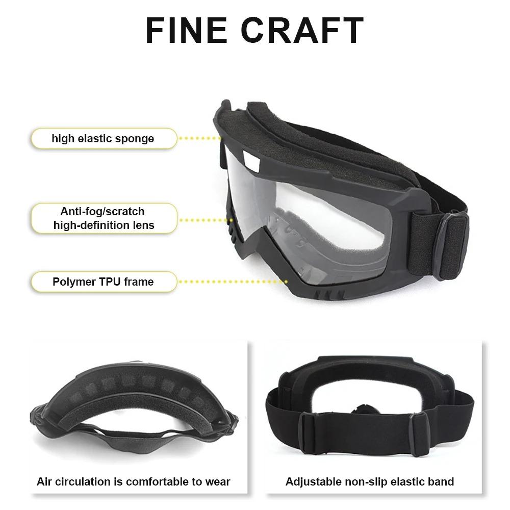 1PC Protective Glasses, Outdoor Motorcycle Windproof and Sand-proof Goggles, Off-road Motorcycle Ski Goggles