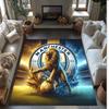 MARIO Printed Flannel Area Rug Non Slip Soft Polyester Floor Carpet Indoor Decor Mat for Bedroom Living Room Sofa