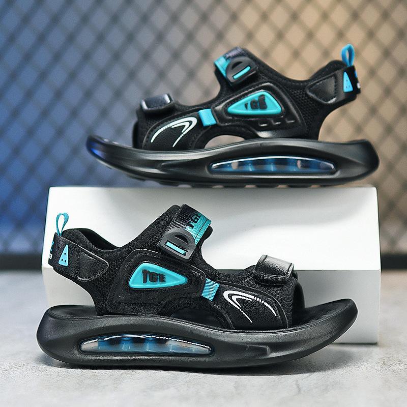 New 2025 Sandals Summer Beach Shoes Massage Soft Sole Slow Particle Non-slip Childlike Children's Beach Air Cushion