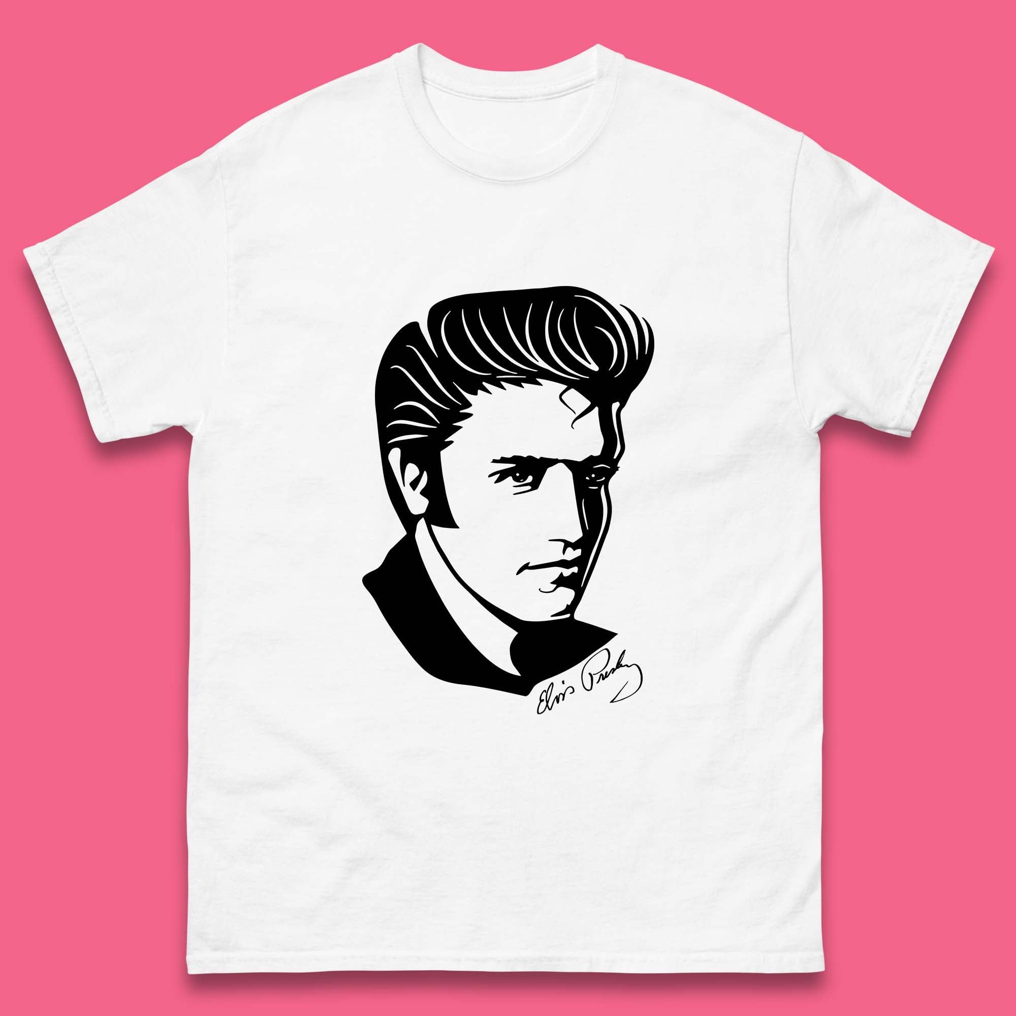 Elvis Presley American Singer King Of Rock And Roll Elvis Presley Lovers Mens Tee Top L